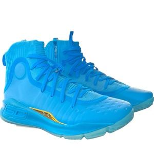 Under Armour Curry 4 Retro Capri/Metallic Gold Sneakers Size 9 Basketball Shoes